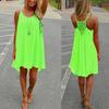 Sexy Women's Summer Casual Sleeveless Strap Backless Beach Dress for Evening Party