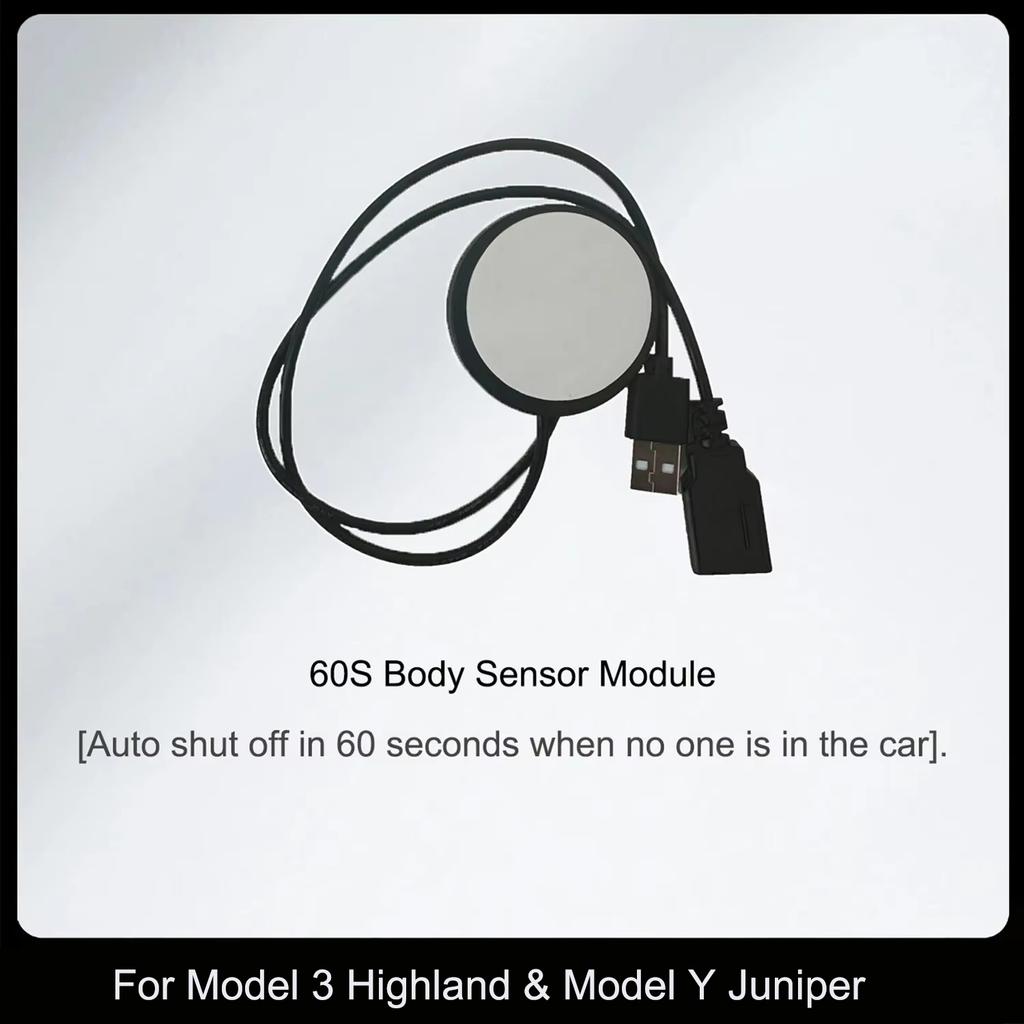 For Tesla Model Y Juniper Model3 Highland Streaming Ambient Light Dashboard Flow Light USB Ambient Strip Lamp Body Sensor Module
