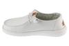 Hey Dude Wendy Stretch Canvas, Womens white Sneakers