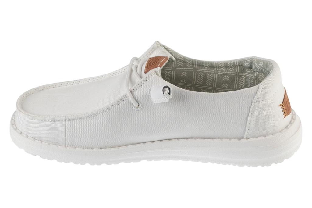 Hey Dude Wendy Stretch Canvas, Womens white Sneakers