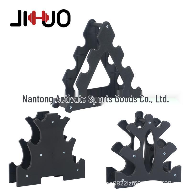 Dumbbell Rack for Home Gym, Three-Layer Storage Tripod