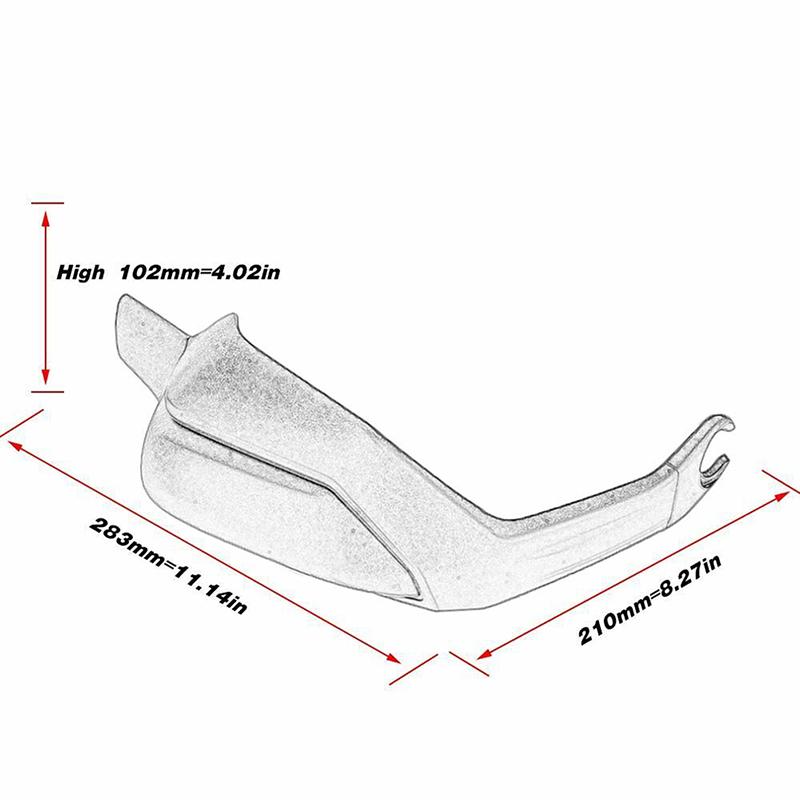 Carbon Fiber Handguards for Honda X-ADV 750 2017-2020 Motorcycle Hand Guards Wind Deflector Shield Handlebar Protector