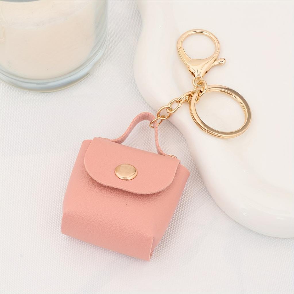 Cute Small Square Bag Keychain, Mini Storage Bag, Pendant Keychain, Mini Small Bag That Can Hold Change.