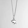 Pig and Hen Pendant Necklace - Black X Black