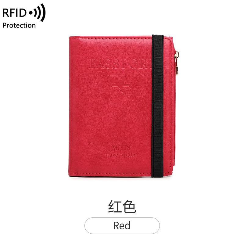 

Новая противокражная кисточка, сумка для ID, дорожный паспорт, сумка для карт, многофункциональная молния, короткий держатель для паспорта.