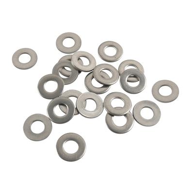 Nowe 200 szt. w pudełku podkładki płaskie ze stali nierdzewnej 304 1/4" 6 8 10 12 po 40 szt.