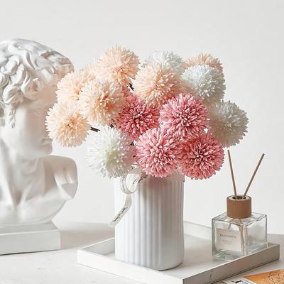 3/6 Pièces Bouquet de Fleurs Artificielles Hortensia Fleurs Artificielles pour Décoration de Maison Jardin Mariage Décoration Vase Extérieur Arrangement Floral