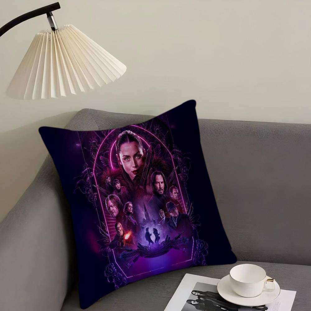 From The World Of John Wick Ballerina Personalized Pillow Dust Cover Bedroom Kids Party Decoration Pillowcase Birthday