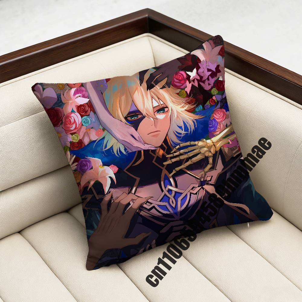 For Dainsleif Genshin Impact Throw Pillow Case Sham 45X45Cm 40X40Cm Square Car Pillowcase Pad Cushion Cover