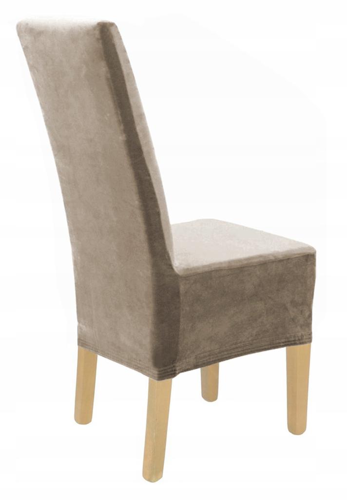 Coprisedia XXL Beige Cappuccino Velluto Elasticizzato [21Rd]