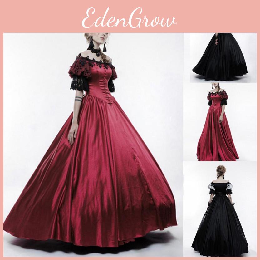 Renaissance Festival Party Cosplay Kleid Viktorianisch Gotisch Vintage Retro Damen Ballkleid