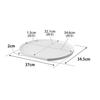 Yamazaki Shaped Tower Dishwasher Item Number 10585 (Yamazaki Industries) Half-Moon Tray, White, W37×D34.5×H2cm, Series, Stackable, Safe,