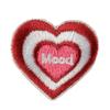 16 Pcs Love Heart Embroidered Patches Iron On Patches Bows Repair Patches Flower Sewing Patches for Clothes Bag