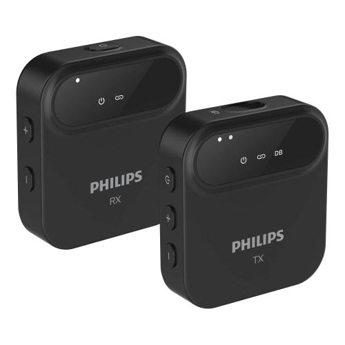 

Philips DLM3538C 2.4GHz Wireless Microphone with 360 Sound Pickup, Lavalier Microphone, Low Latency, Ultra-Long-Distance Transmission, DSP Noise Canc
