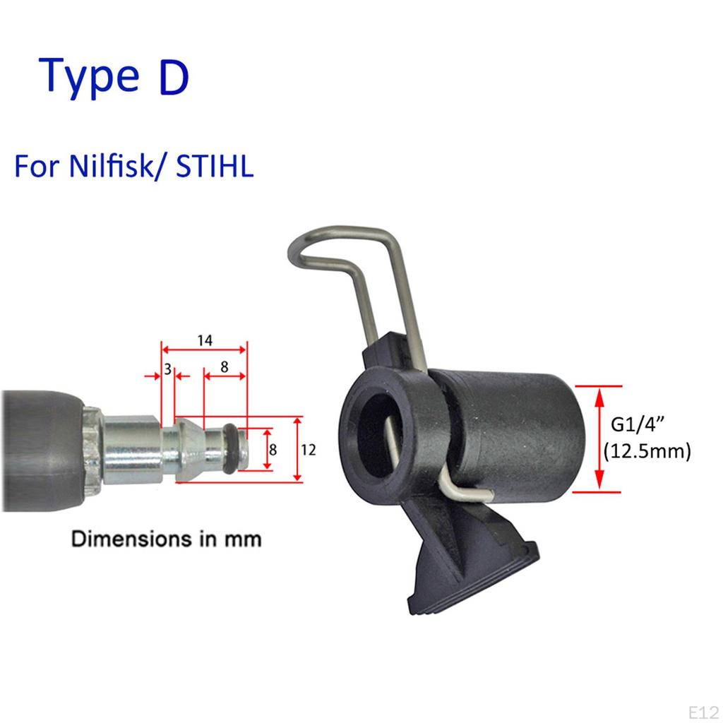 12.5mm Plug Type Snap Washer Outlet Hose Connector Converter for Lock Washers Fixing Accessories