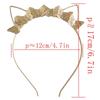 Fashion Bride Party Zinc Zinc Alloy Cat Ear Leaf Girl Butterfly Tiara Hair Hoop Headband Hairband