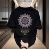 Trendy Brand Short-Sleeved Pure Cotton Men'S Printed T-Shirt Trendy Men'S And Women'S Versatile Round Neck T-Shirt Men'S