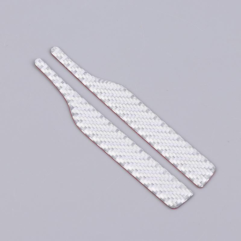 

New Sale 2Pcs Rearview Mirror Anti-collision Strip Anti-scratch Strip Car Decoration Reflective Sticker Auto Parts срібний