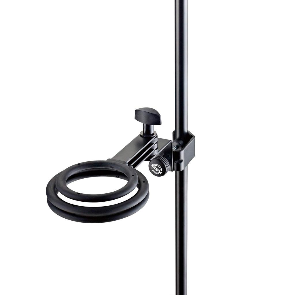 Konig Meyer Triple Mute Holder for Trumpet To Flugelhorn Black and Reliable Made In & (K&M) Clamp-type [15910] Color [Traditional Germany]