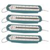 4pcs Metal Spring Bar Force Meter Rectangular Shape Spring Balance Lab Force Gauge  Lab Testing