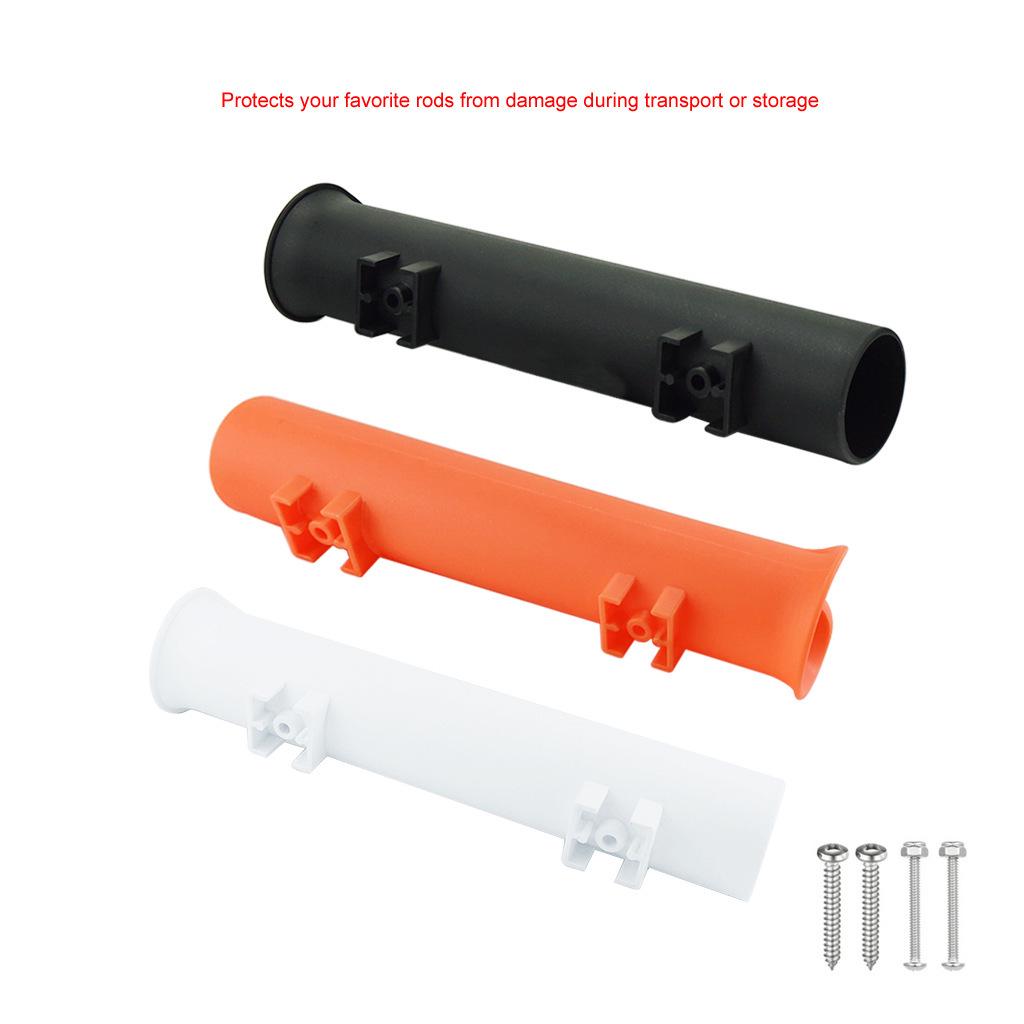 Single Barrel Plastic Fishing Rod Holder for Kayak or Boat