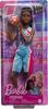 Brunette Basketball Player Made To Move Barbie Doll Accessories Include 22 Bendable Joints In a Removable Uniform with & Ball.