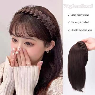 3D Wig Hairband Natural Hairpieces Fashion Synthetic Headband  for Women
