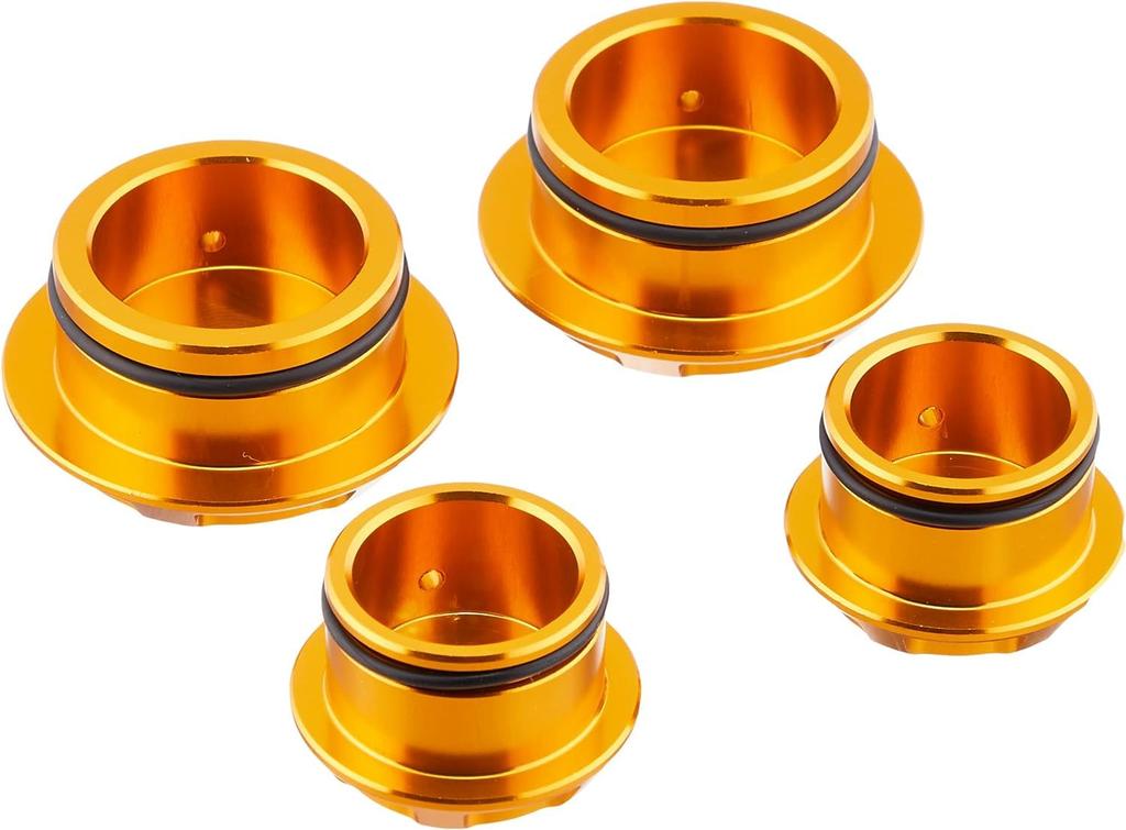 Kitaco 588-1850070 CB250R (MC52) Frame Cap Set (Gold)