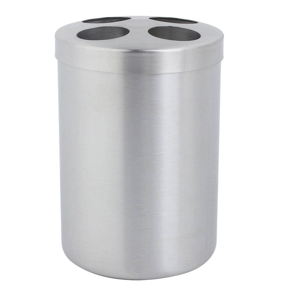 Silver Toothpaste Holder Rustproof Toothbrush Stand High Quality Pen Holder  Multi Purpose