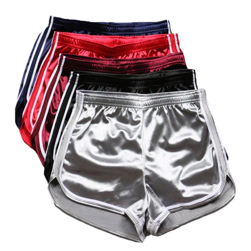 2024 Summer Women's European & American Style High Waist Elastic Sports Shorts