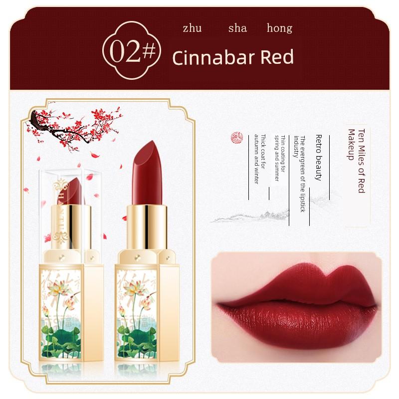 Authentic French Lipstick Set, Moisturizing, Long-Lasting, Waterproof, Sweat-Proof, Non-Fading, Non-Easy to Fade, Moisturizing, Retro-Style Lipstick