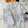Summer Cure Cartoon Mikko Short-Sleeved Pajamas Women'S Loungewear Cloud Cotton Suit