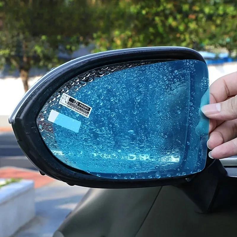 Car rearview mirror rainproof film, side window high-definition anti-fog and water-repellent nano anti-glare rainproof film