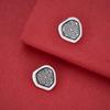 S925 Sterling Silver Irregular Multi-Petal Flower Clasp for Handmade Jewelry and Braided Rope Accessories