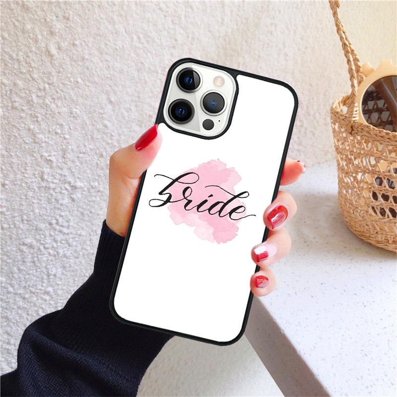 

Bride To Be Phone Case for iPhone 17 Air 16 15 14 12 13 PLUS 11 PRO MAX Back Cover Fundas Shell iPhone 11pro max