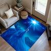 Elsa's Magical Ice Garden Area Rug Design for Game Room Foyer Living Rooms Kitchen Antislip Carpet Office home decor Wedding Party Gift