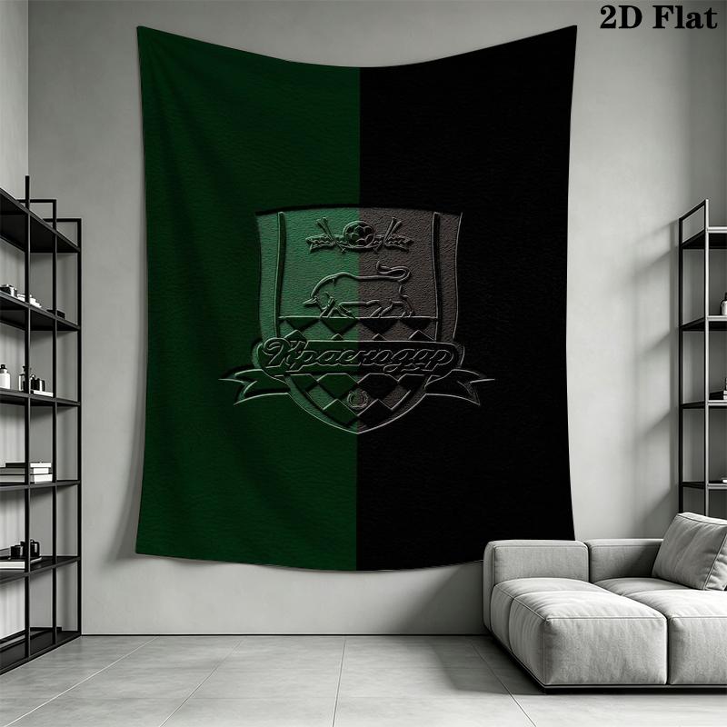 Fc Krasnodar Wall Tapestry Aesthetic Wall Hanging Printed Fabric Blanket Decorative Tapestries for Bedroom Living Room Home Decor