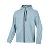 Basic Sports Series Hooded Zip Fashion Long Sleeve Jacket Men Jackets Fog-Gray-Blue P424M130-01N9
