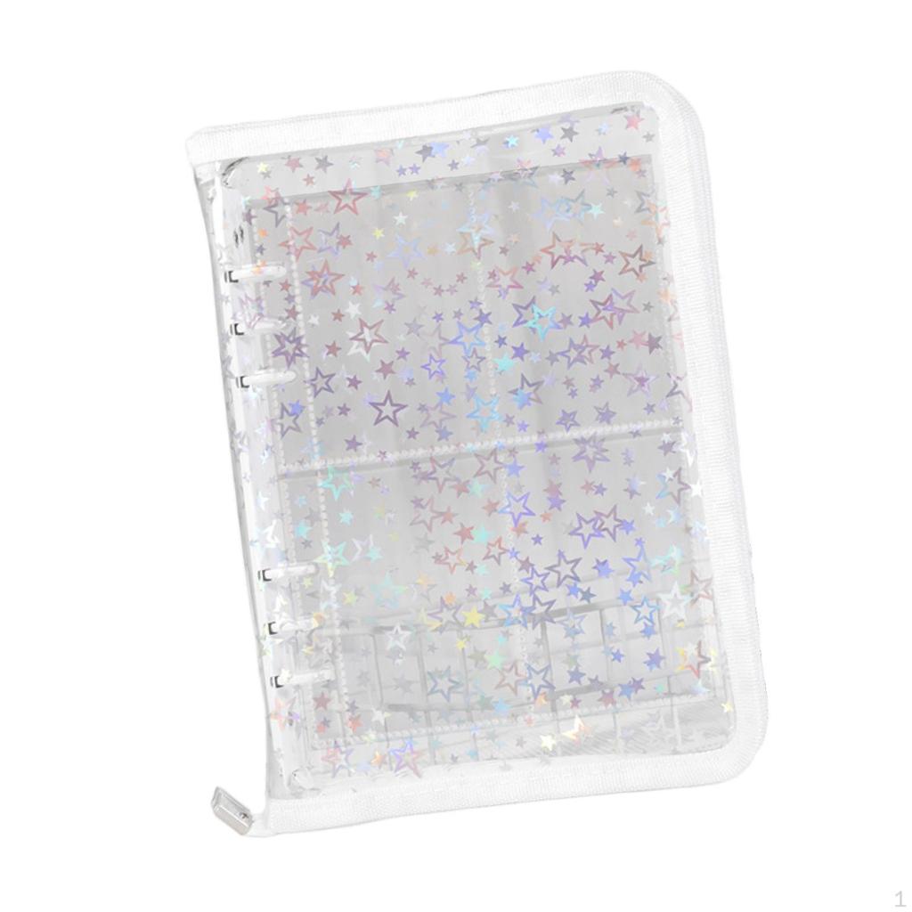 Schmuckaufbewahrungsbuch Reise-Organizer-Etui Karten Knöpfe Wiederverwendbar