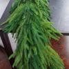 Real Touch Realisticl Green Garland 1.5M Artificial Pine Tree Decor  Holiday Decoration