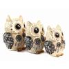 Owl Statue for Good Luck II Aesthetic Resin Owl Art Figure Showpiece II 3.5 Inch II Feng Shui & Vastu II Evil Eye II Owl Showpiece for Home Decor