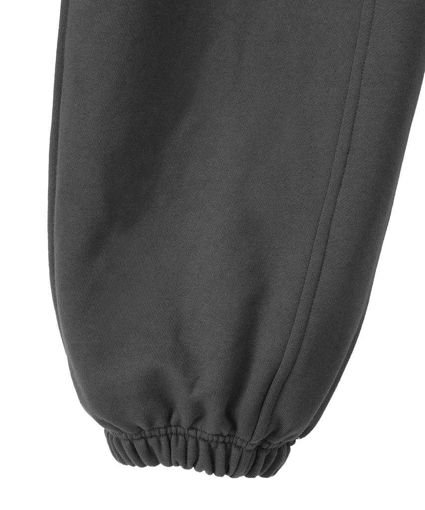Uallong Soft Touch Washed Balloon Wide Sweatpants - Charcoal