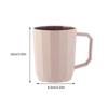 2Pcs Toothbrush Cup Simple Stylish Plastic Washing Cup Travel Tooth Mug Household Student Mouthwash