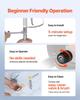Stand Airless Paint Sprayer, 900W, 3300PSI High Pressure Airless Sprayer with Cart, Cleaning Brush, Hose, Extension Rod, Nozzles, Electric Spray Paint
