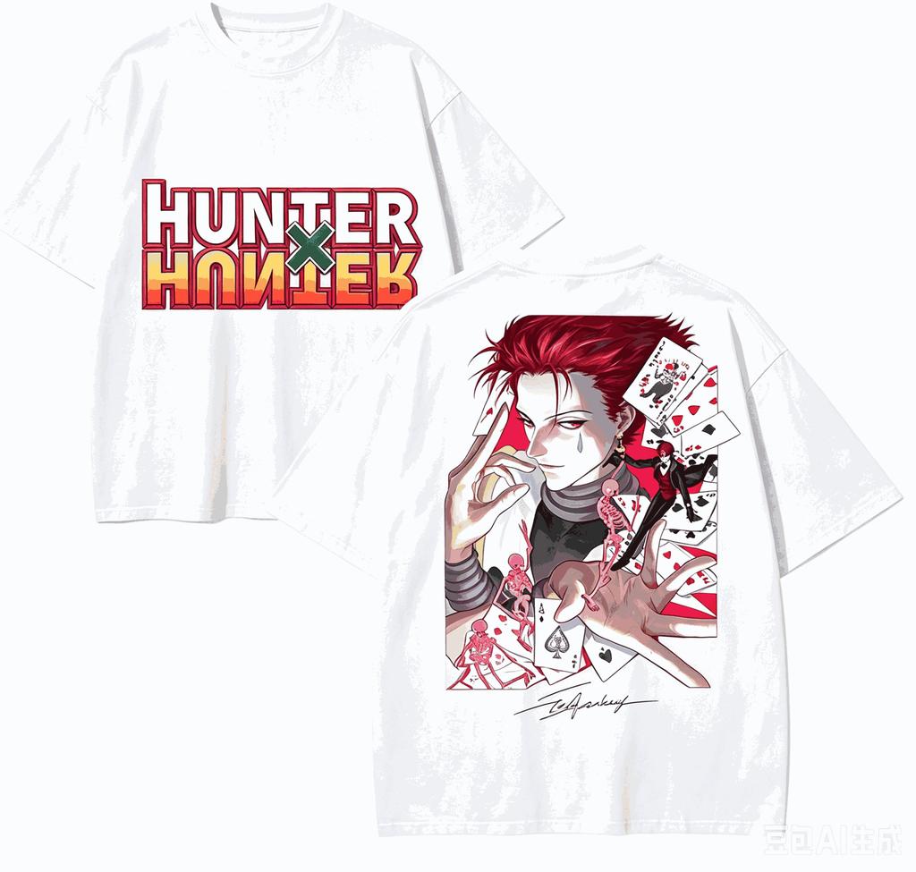 Hunter X Hunter Anime Lover TShirt Harajuku Cotton NewModel High Street Oversized Unisex Soft Short Sleeves Classic Breathable