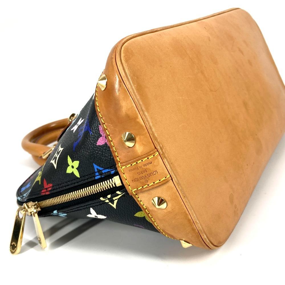 Louis Vuitton M40444 MonogramMulticolore Alma PM Tote Bag Hand Bag Noir Black