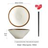 Japanese Style Ceramic Noodle Bowl