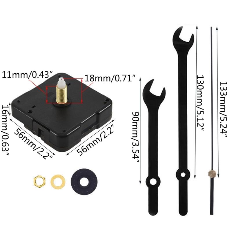 DIY Silent Time Clock Movement Accessory Kit Home Ornament Household Accessory