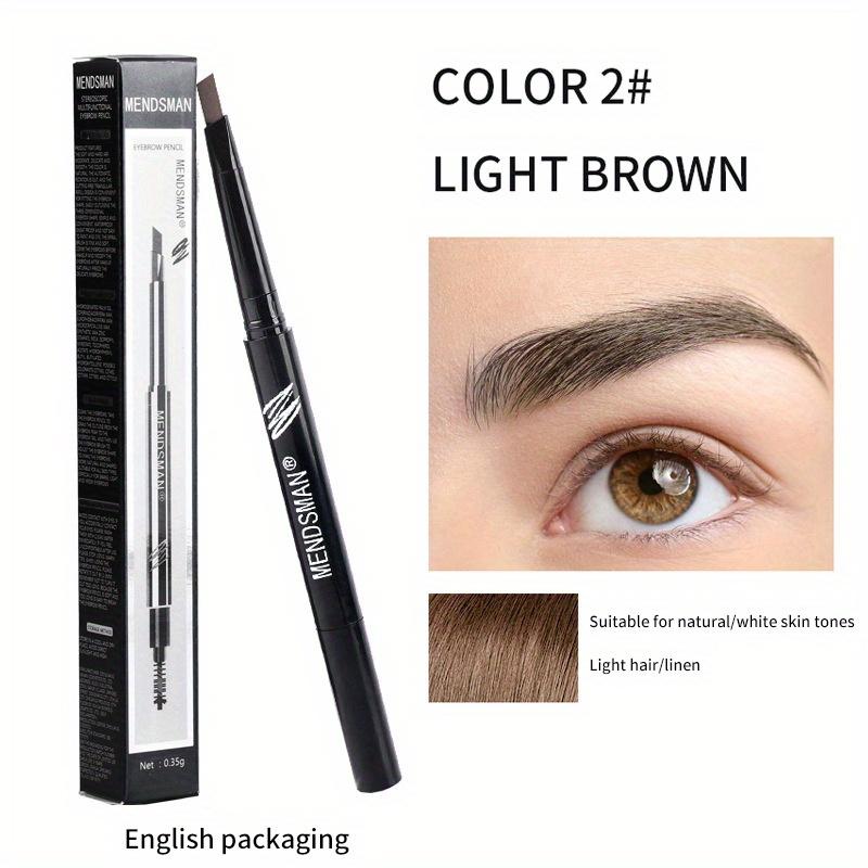 

Двусторонний карандаш для бровей, водонепроницаемый и устойчивый к поту, легко окрашивается, карандаш для бровей для начинающих