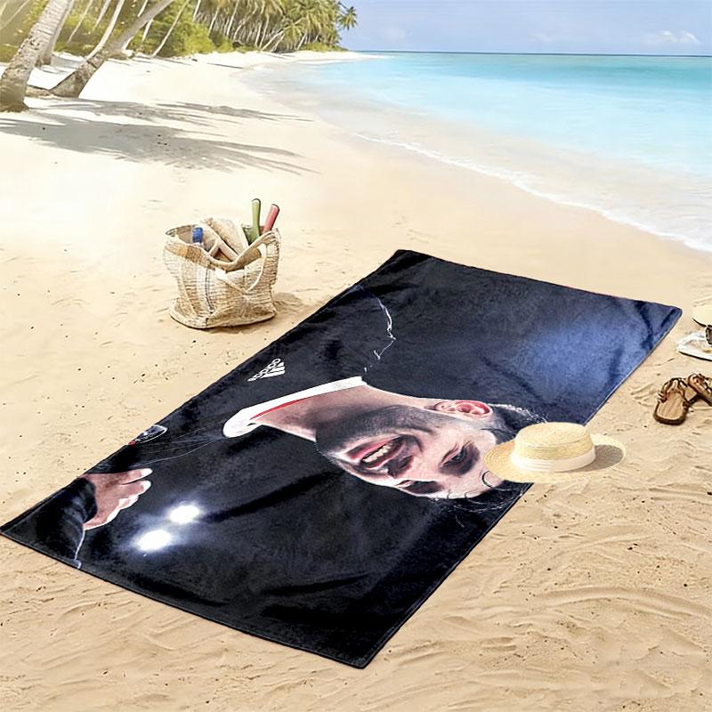 Szoboszlai Print Beach Towel, Large Soft Quick Dry Towel for Beach Camping Swimming